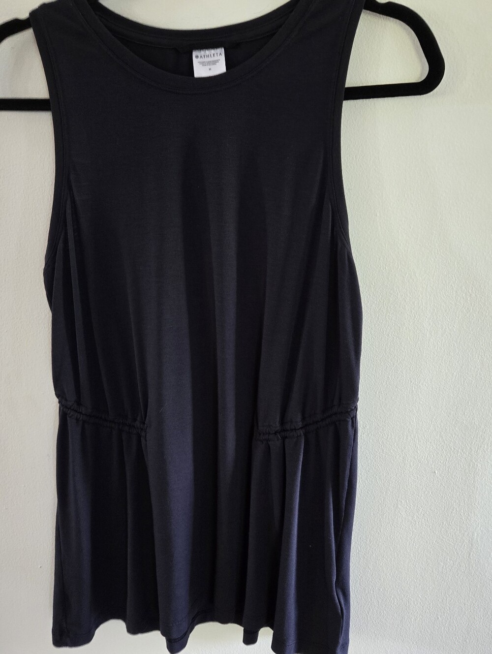 Athleta Women’s Medium Black Air Out Cinch Tank Sleeveless